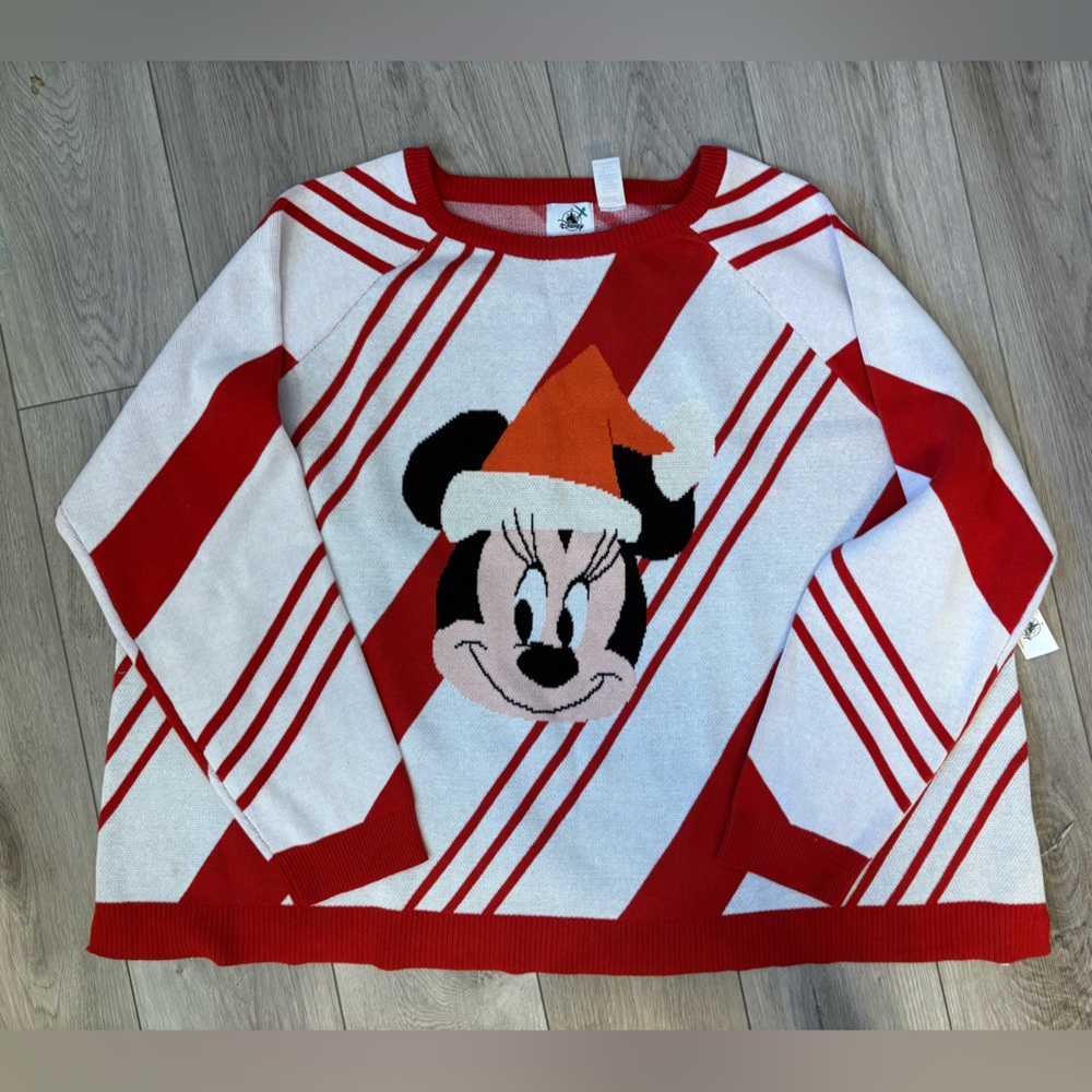 NWT Disney Parks Minnie Christmas Sweater